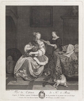 KG 14895
<br/>
Het kindermeisje
<br/>
<em>Romanet, Antoine Louis (1742-1810)</em>